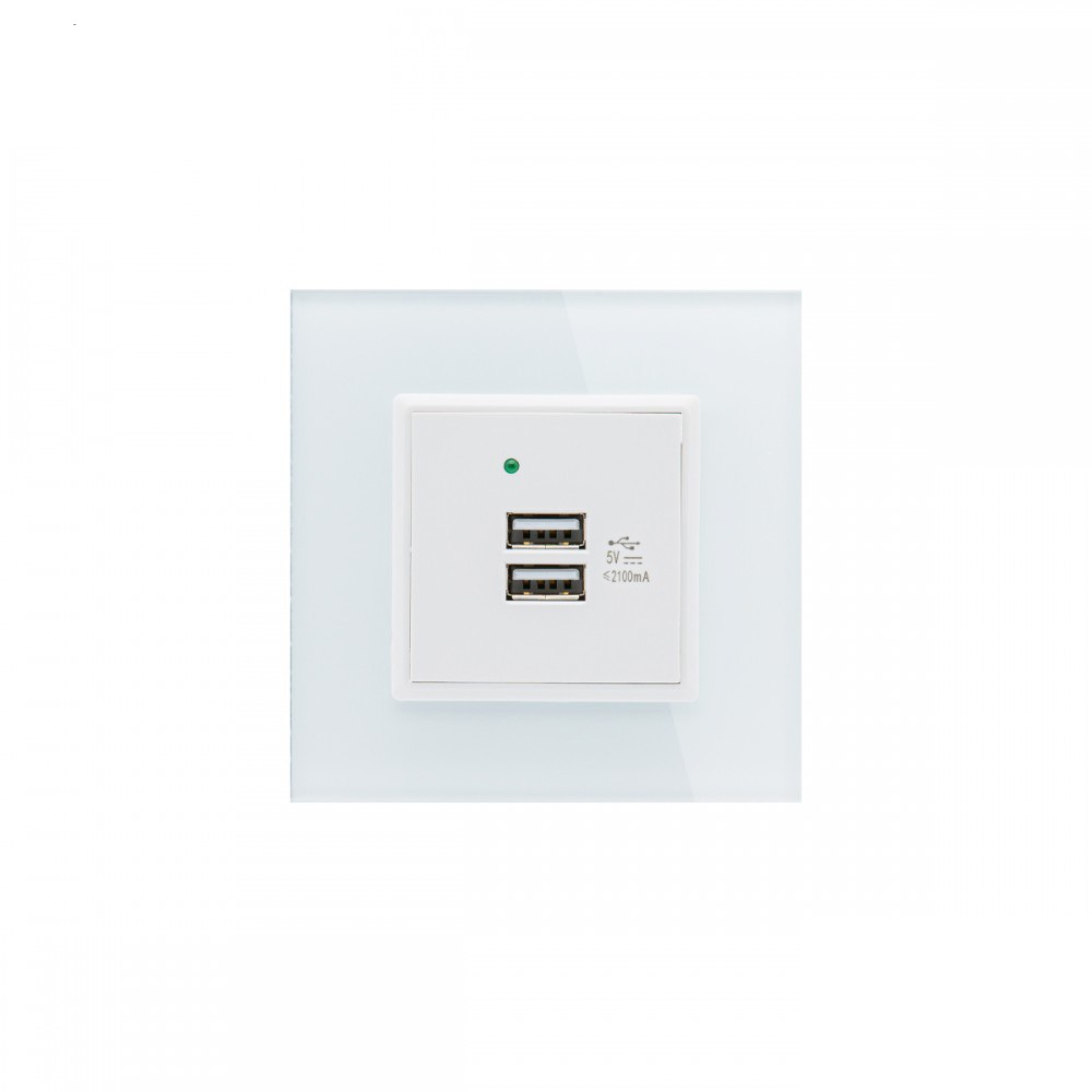 Tomada e interruptor elétrico de parede faça você mesmo com plugue USB Wi-Fi